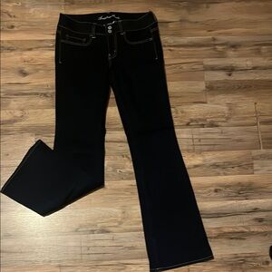 American Eagle Outfitters Black Flare Jeans